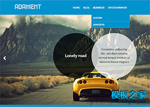 具备这些设计特点的网站模板更显大气！